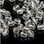 Zdjęcie - Fire Polish Silver Lined - Crystal (SL00030) 4mm